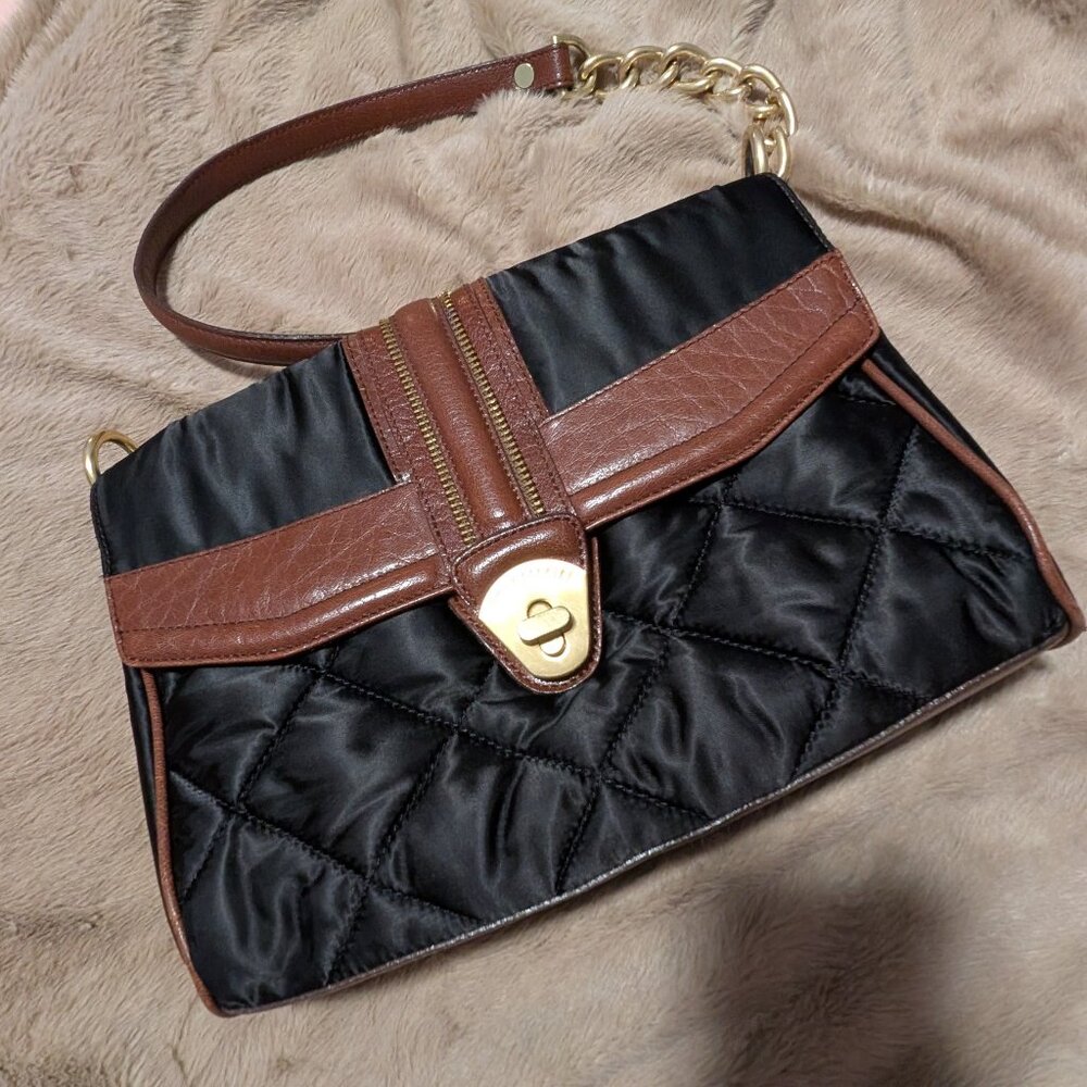 📸 Vintage Brahmin Quilted and Leather Bag